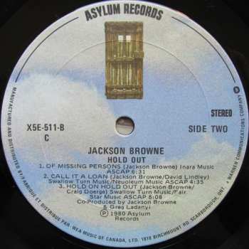 LP Jackson Browne: Hold Out