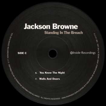 2LP Jackson Browne: Standing In The Breach