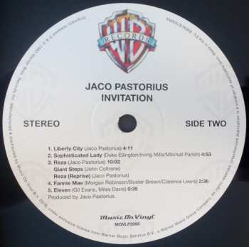 LP Jaco Pastorius: Invitation