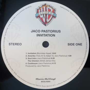 LP Jaco Pastorius: Invitation