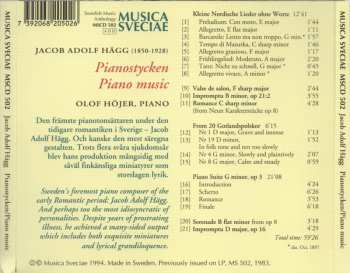 CD Olof Höjer: Pianostycken = Piano Music