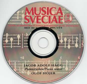 CD Olof Höjer: Pianostycken = Piano Music