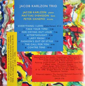 CD Jacob Karlzon Trio: Take Your Time!
