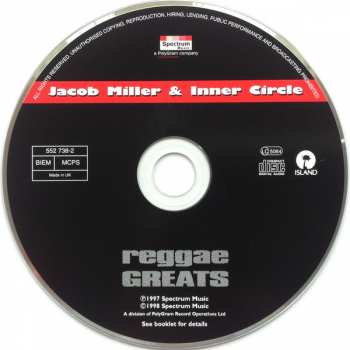 CD Inner Circle: Jacob Miller And Inner Circle