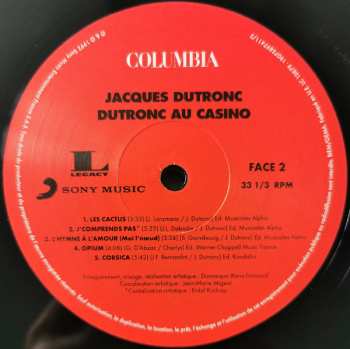 2LP Jacques Dutronc: Dutronc Au Casino