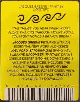 LP Jacques Greene: Fantasy CLR | LTD