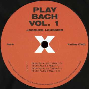 LP Jacques Loussier: Play Bach No.1 LTD