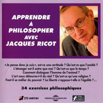 2CD Jacques Ricot: Apprendre À Philosopher Avec Jacques Ricot