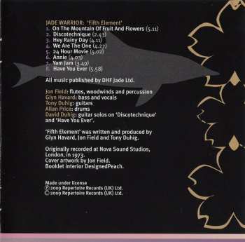 CD Jade Warrior: Fifth Element DIGI