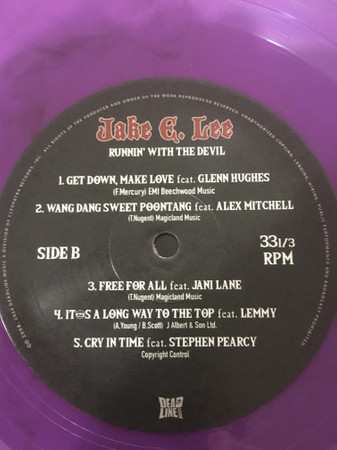 LP Jake E. Lee: Runnin' With The Devil CLR | LTD