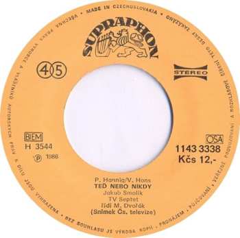 SP Jakub Smolík: Až Se Ti Jednou Bude Zdát / Teď Nebo Nikdy