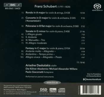 SACD Johann Sebastian Bach: Violin Concertos, Etc