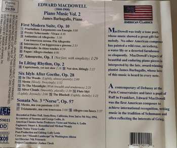 CD James Barbagallo: Piano Music Vol. 2