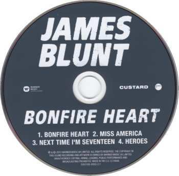 CD James Blunt: Bonfire Heart