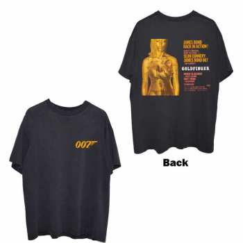 Merch James Bond 007: Tričko Goldfinger Movie Plagát 