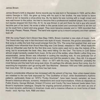 CD James Brown: The Payback