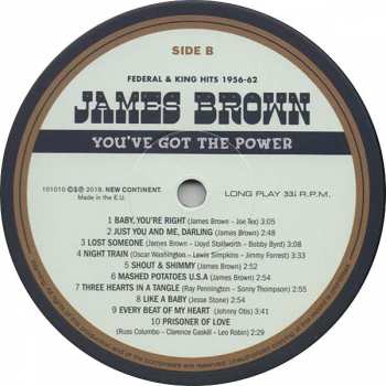 LP James Brown: You've Got The Power - Federal & King Hits 1956-62 LTD