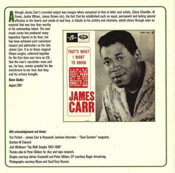 CD James Carr: The Complete Goldwax Singles