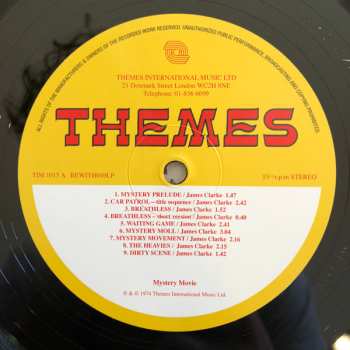 LP James Clarke: Mystery Movie LTD