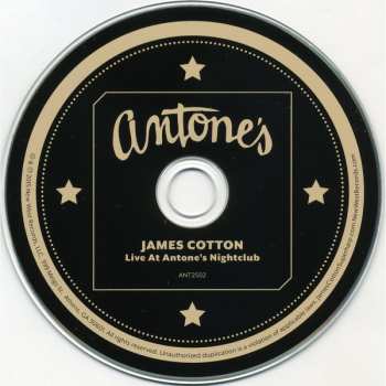 CD James Cotton: Live At Antone's Night Club