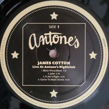 LP James Cotton: Recorded Live At Antone's Night Club