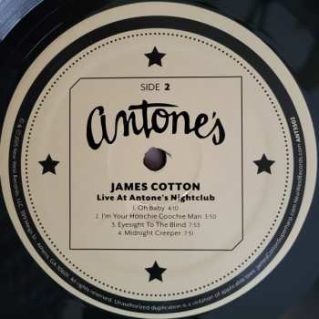 LP James Cotton: Recorded Live At Antone's Night Club