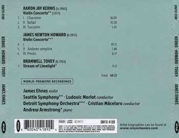 CD James Newton Howard: Violin Concertos / Stream of Limelight