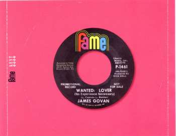 CD James Govan: Wanted - The Fame Recordings
