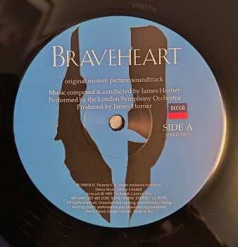 2LP The London Symphony Orchestra: Braveheart (Original Motion Picture Soundtrack)