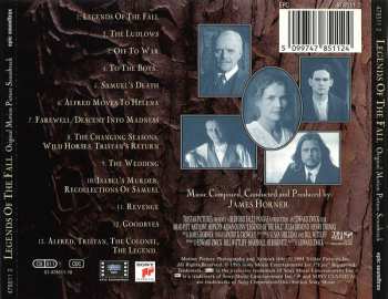 CD James Horner: Legends Of The Fall (Original Motion Picture Soundtrack)