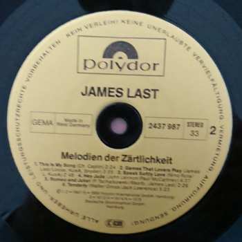 LP James Last: Melodien der Zärtlichkeit