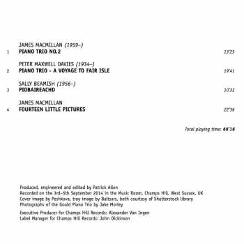 CD Gould Piano Trio: Macmillan; Maxwell Davies; Beamish