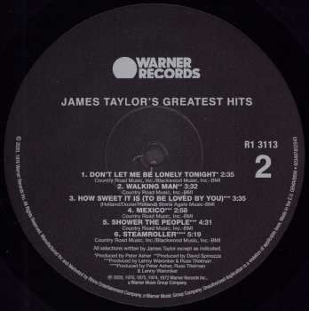 LP James Taylor: James Taylor's Greatest Hits