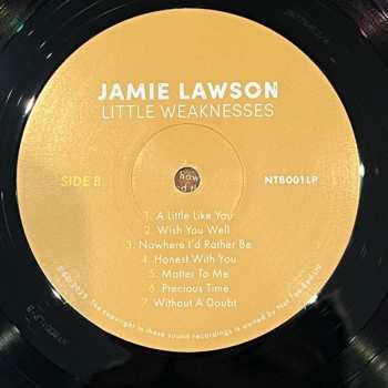 LP Jamie Lawson: Little Weaknesses