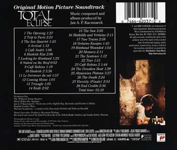 CD Jan A.P. Kaczmarek: Total Eclipse (Original Motion Picture Soundtrack)