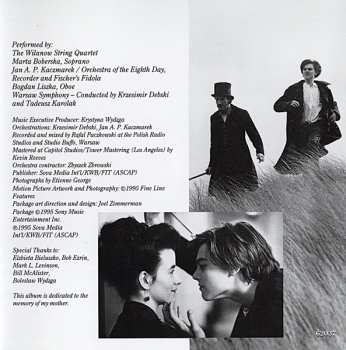 CD Jan A.P. Kaczmarek: Total Eclipse (Original Motion Picture Soundtrack)