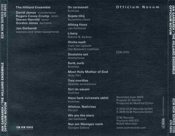 CD Jan Garbarek: Officium Novum