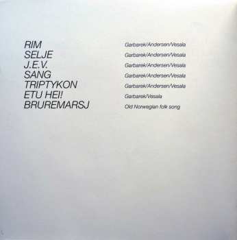 CD Jan Garbarek: Triptykon