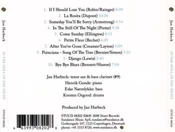 CD Jan Harbeck Quartet: In The Still Of The Night