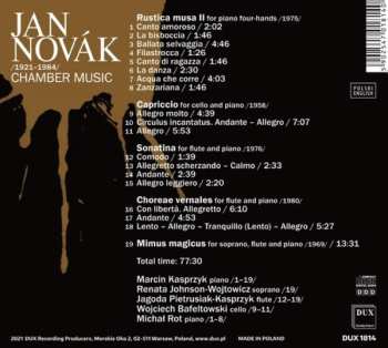 CD Jan Novák: Chamber Music