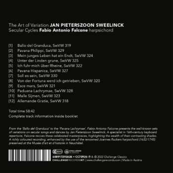 CD Jan Pieterszoon Sweelinck: The Art Of Variation (Secular Cycles)