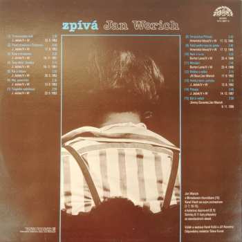 LP Jan Werich: Zpívá Jan Werich