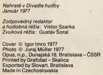 LP Jana Kocianová: Ej, Srdénko Moje