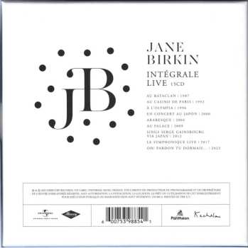 15CD/Box Set Jane Birkin: Intégrale Live