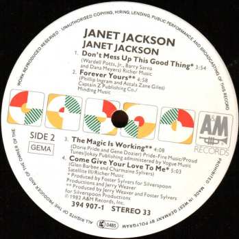 LP Janet Jackson: Janet Jackson