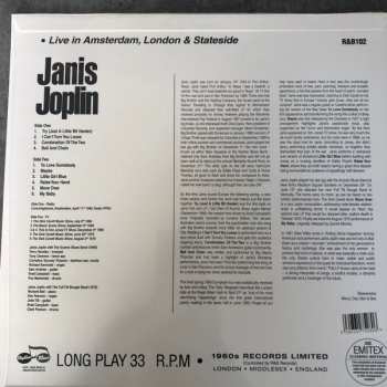 LP Janis Joplin: Live In Amsterdam, London & Stateside