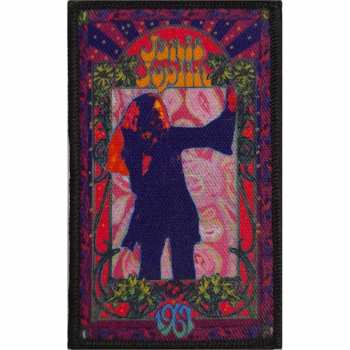Merch Janis Joplin: Nášivka Floral Flame