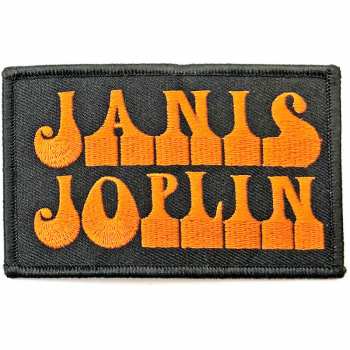 Merch Janis Joplin: Nášivka Logo Janis Joplin