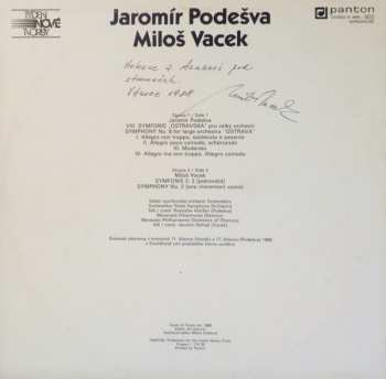 LP Jaromír Podešva: Symphony No.8  »Ostrava« / Symphony No.2