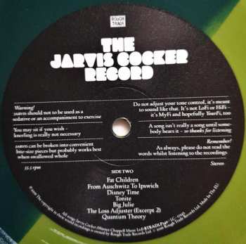 LP/SP Jarvis Cocker: The Jarvis Cocker Record LTD | CLR